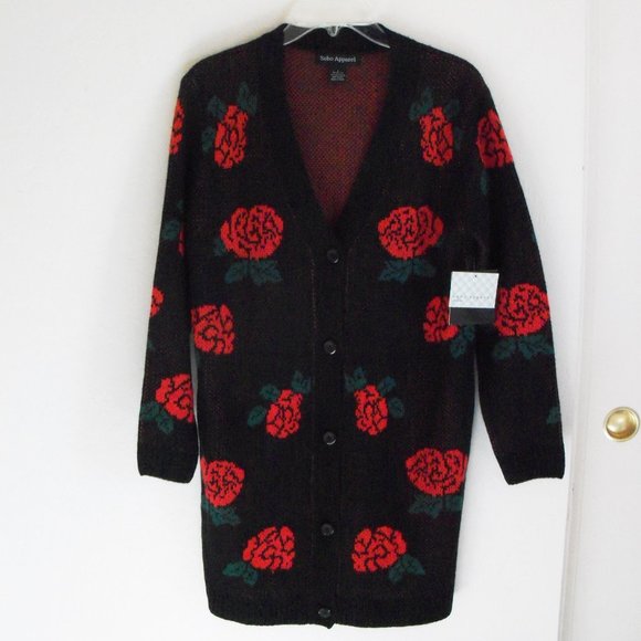 Soho Apparel acrylic cardigan (#EV1212) - Picture 1 of 5